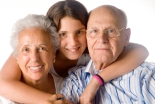 Grandparents with Grandchild