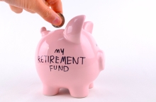 Retirement Savings Piggy Bank